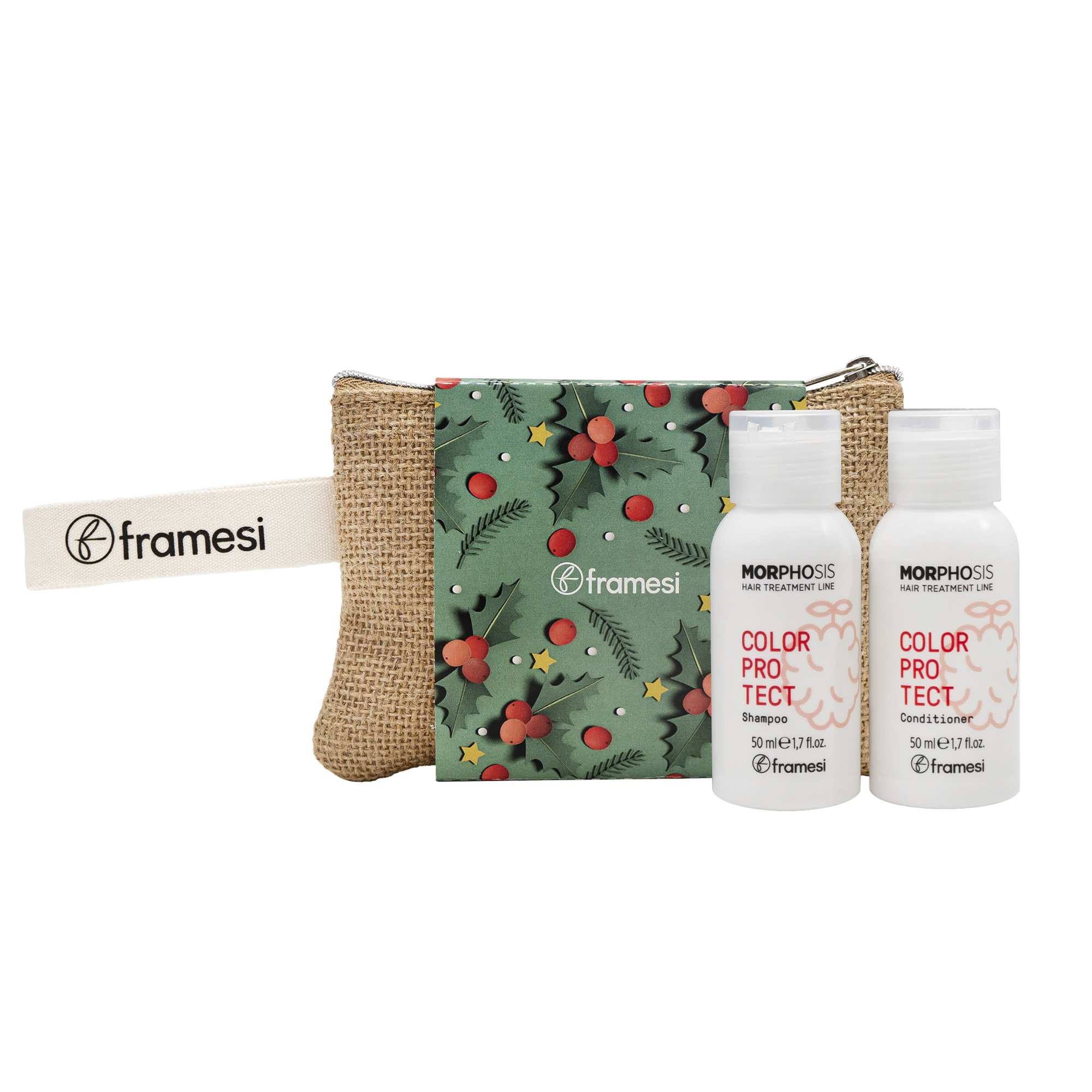 Набор Framesi KIT POCHETTE IUTA COLOR PROTECT шампунь и кондиционер 50 мл 3360₽