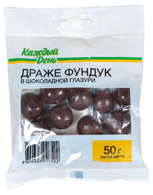 Фундук «Каждый день» в шоколадной глазури, 50 г