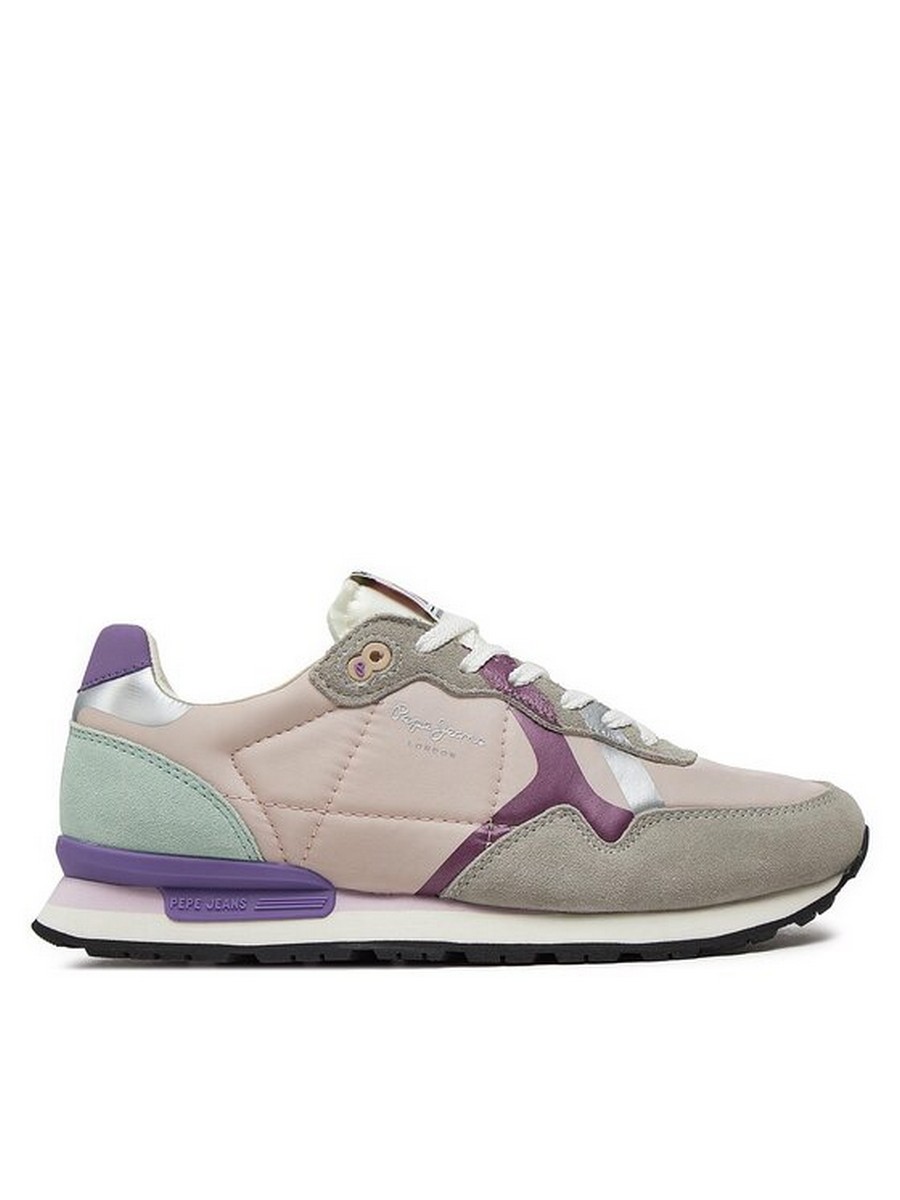 

Кроссовки женские Pepe Jeans London Brit Print W PLS40010 серые 37 EU, Серый, Brit Print W PLS40010