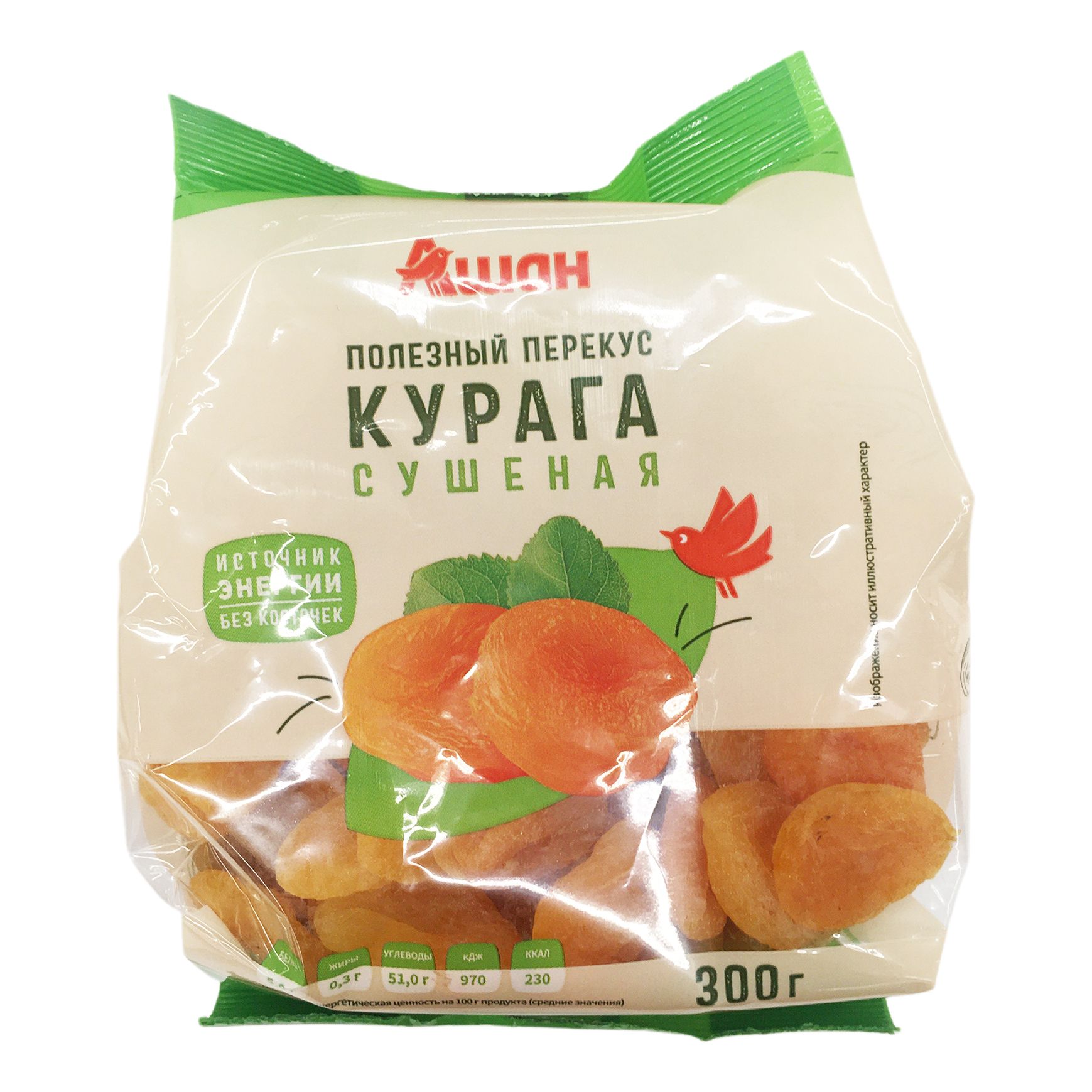 Курага АШАН Красная птица 300 г