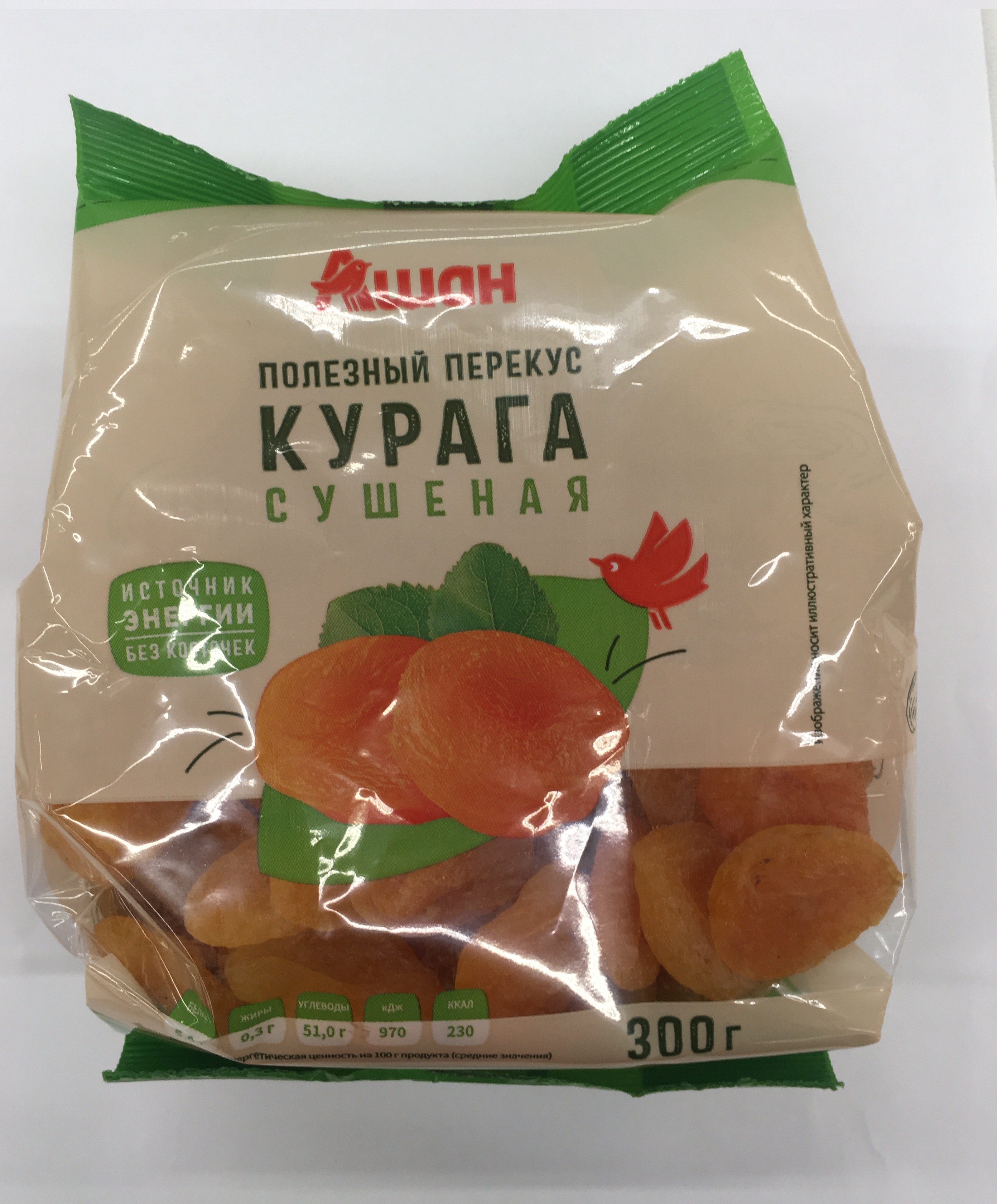 Курага АШАН Красная птица 300 г