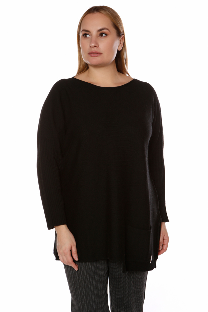 

Джемпер женский DONNE DA SOGNO 21D1363_01 черный 52, 21D1363_01