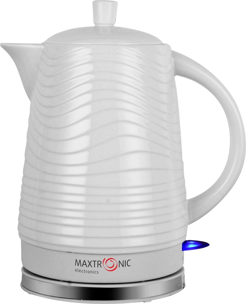 Чайник электрический MAXTRONIC MAX-YD-183 1.8 л белый миксер maxtronic max ly 618 белый голубой