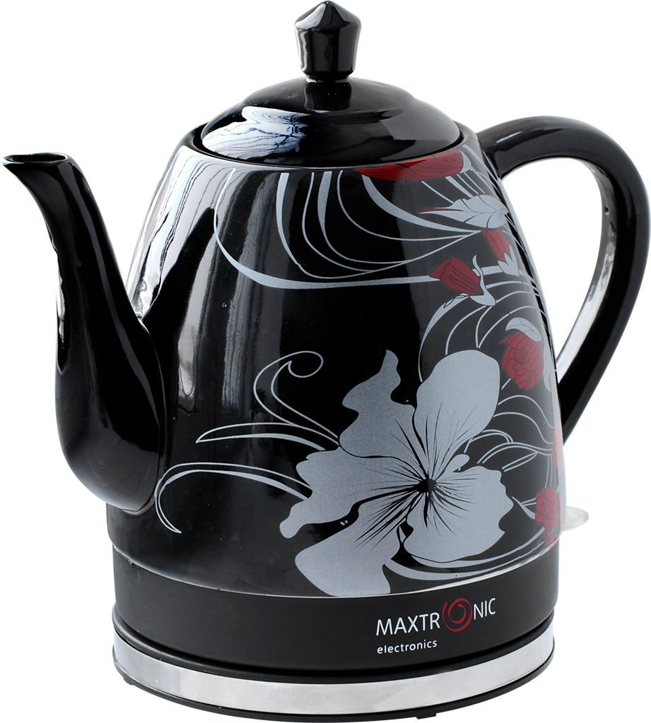 Чайник электрический MAXTRONIC MAX-YD-184 1.6 л черный чайник электрический maxtronic max 410 1 8 л серый
