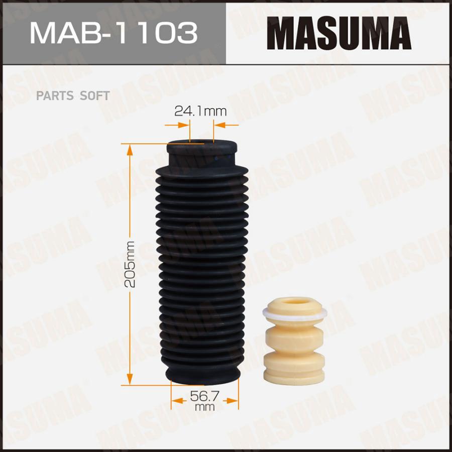 

Пыльник стоек (пластик) MASUMA mab1103