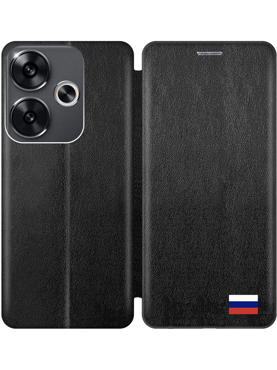 

Чехол-книжка на Xiaomi Redmi Turbo 3 / Poco F6 с принтом "Флаг РФ" черный, Черный;белый;красный;синий, 783980881