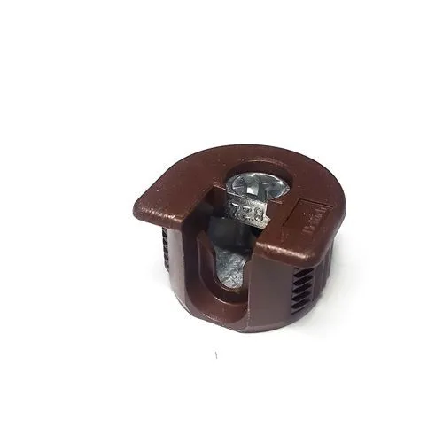 

Эксцентриковая стяжка Hettich VB 35 M/16 20мм пластик коричневый с дюбелем DU 321 30 шт, VB 35 M/16