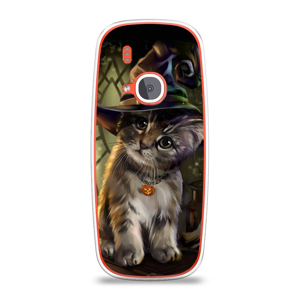 

Чехол Awog на Nokia 3310 (2017) / Нокиа 3310 (2017) "Кот на Хэллоуин", Зеленый;серый, 120550-2