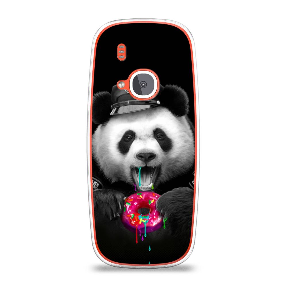 

Чехол Awog на Nokia 3310 (2017) / Нокиа 3310 (2017) "Панда police", Черный;белый;розовый, 120550-2