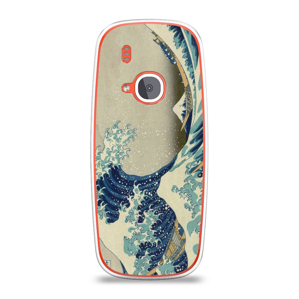 

Чехол Awog на Nokia 3310 (2017) / Нокиа 3310 (2017) "Большая волна в Канагаве", Серый;синий;голубой, 120550-9