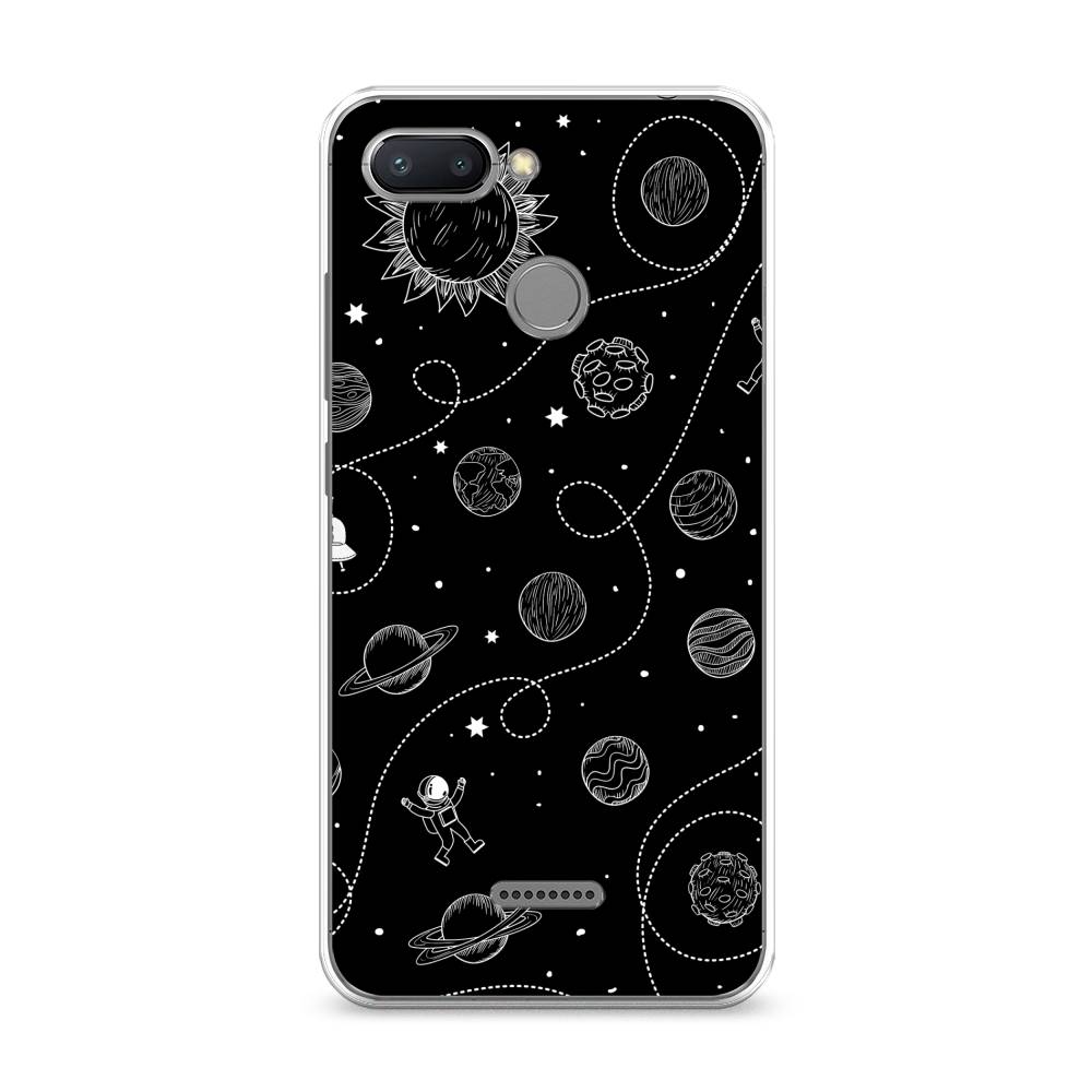 

Чехол Awog на Xiaomi Redmi 6 "В невесомости", Разноцветный, 33850-4