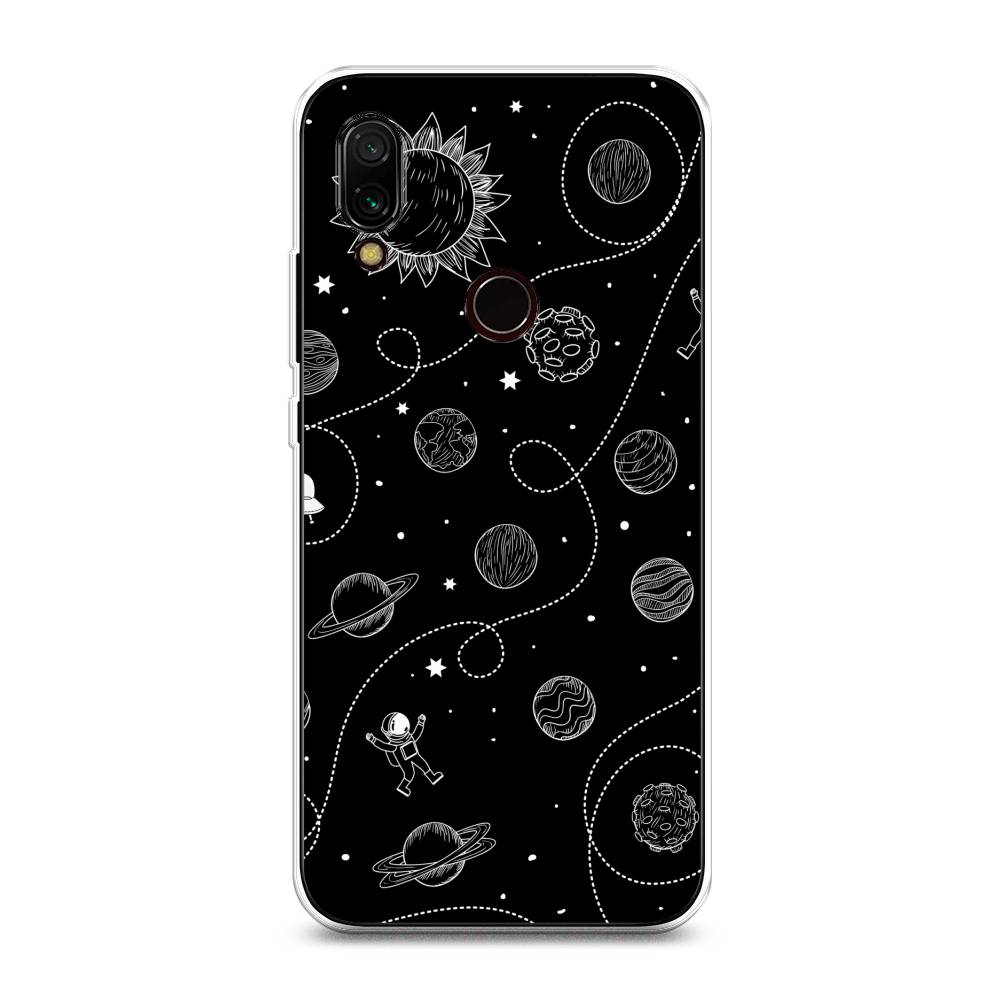

Чехол Awog на Xiaomi Redmi 7 "В невесомости", Разноцветный, 35050-4