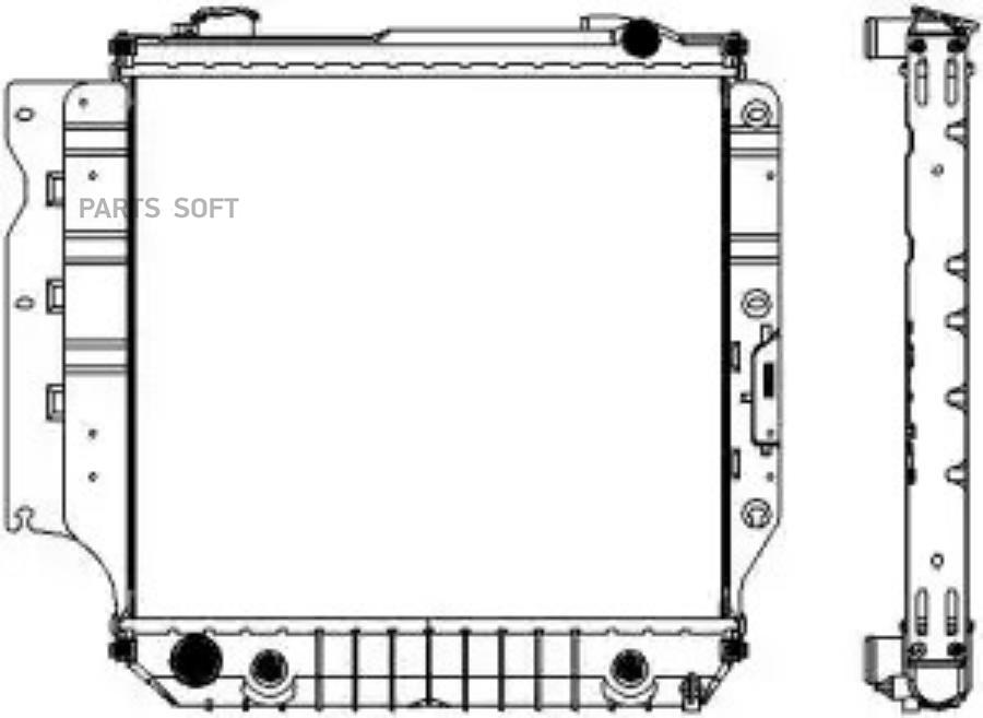

Радиатор Системы Охлаждения Sakura 32318502
