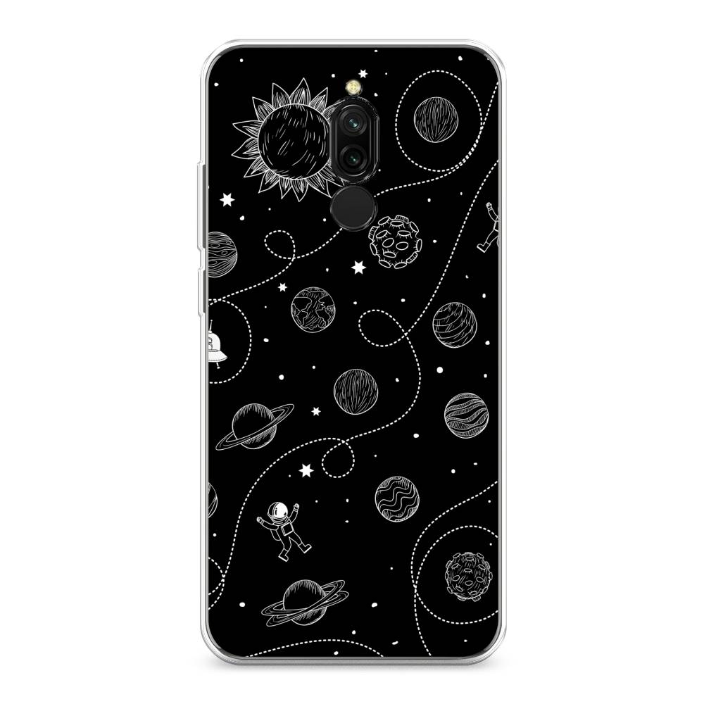 

Чехол Awog на Xiaomi Redmi 8 "В невесомости", Разноцветный, 37150-4