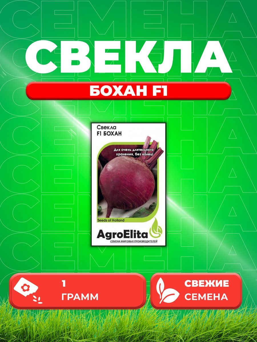 

Семена свекла AgroElita Бохан F1 1026998583-1 1 уп.