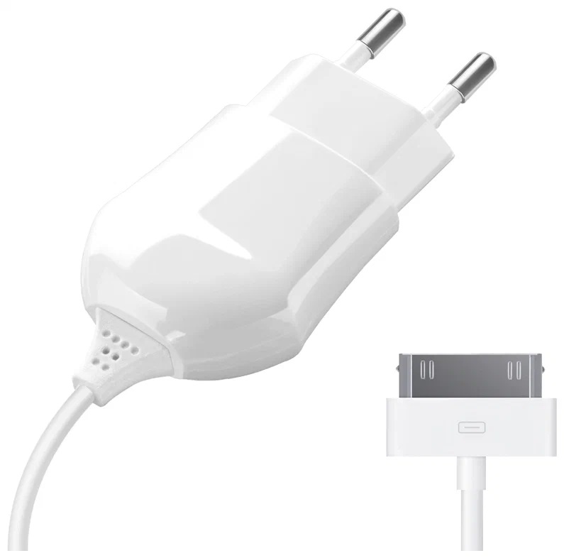 

Сетевое зарядное устройство Deppa 30-pin для Apple, белый