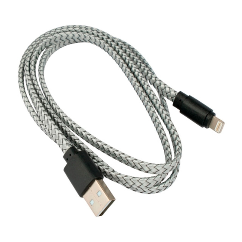 

Кабель USB 2.0 Тип A - Lightning Cablexpert CC-USB2-AMAP-FL-1M 1.0m, CC-USB2-AMAP-FL-1M 1.0m