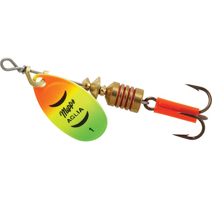 

Блесна вращающаяся Mepps AGLIA HOT №1 firetiger, Разноцветный, Aglia Hot