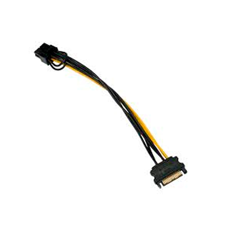 

Кабель питания SATA Cablexpert CC-PCIE-SATA-20CM, Черный, CC-PCIE-SATA-20CM