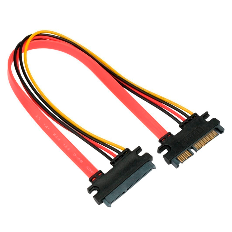 

Удлинитель Cablexpert SATA - SATA вилка-розетка 0.3м (CT-0039) разноцветный, CC-SATAMF-715-30CM