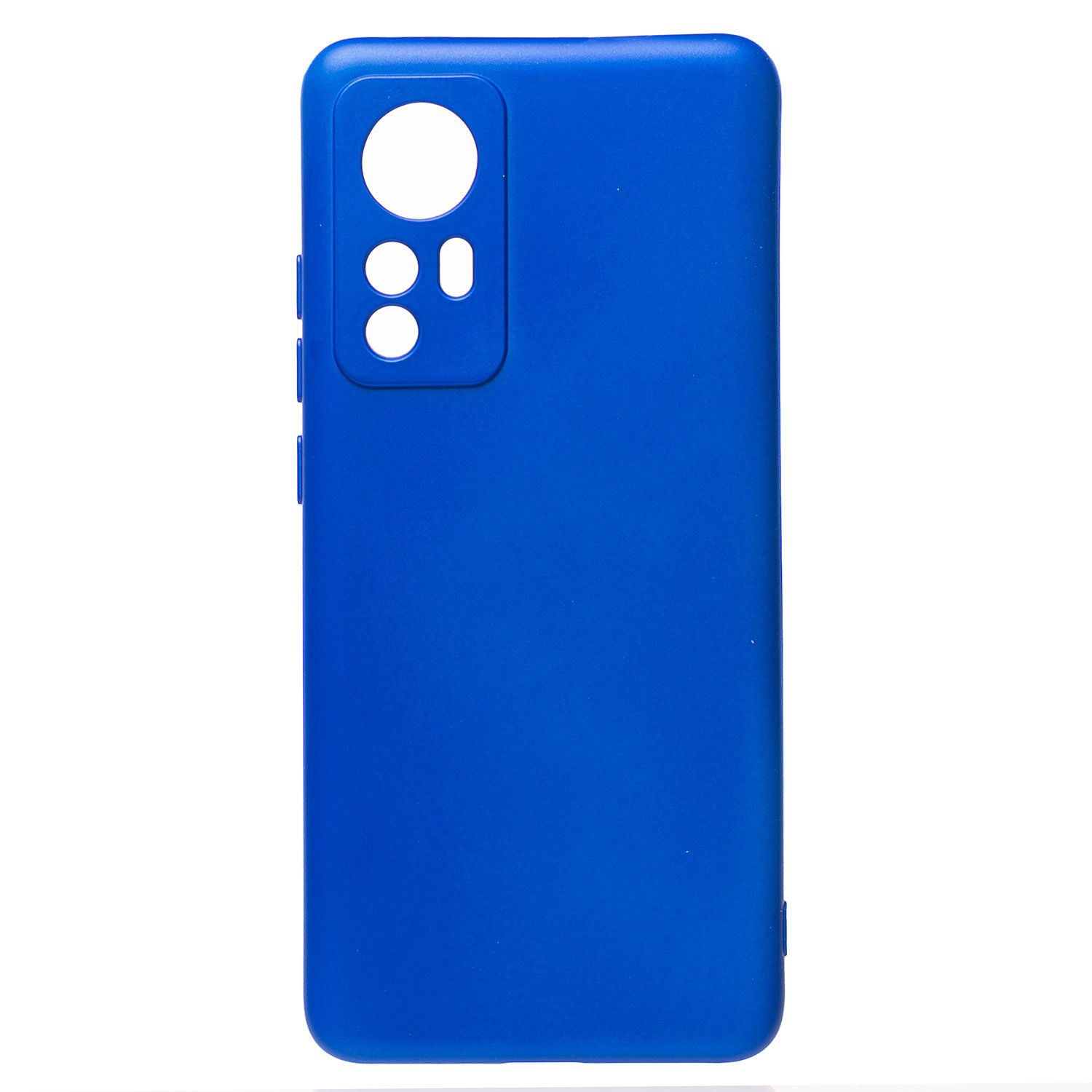 Чехол для Xiaomi 12, 12S силиконовый Soft Touch 4 <синий>