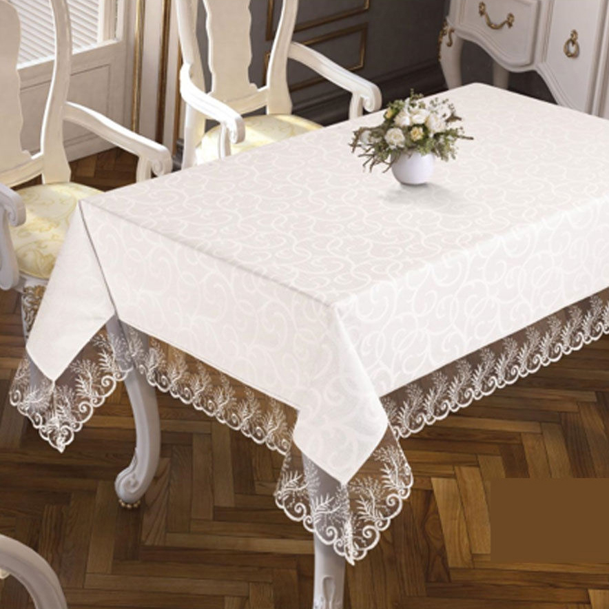 

EFOR Скатерть EFOR MELISA 160*220 прямоугольная кремовый