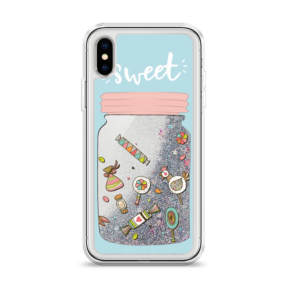 

Чехол Awog на Apple iPhone X (10) / Айфон X (10) "Конфетки в банке", Разноцветный, 11091-1