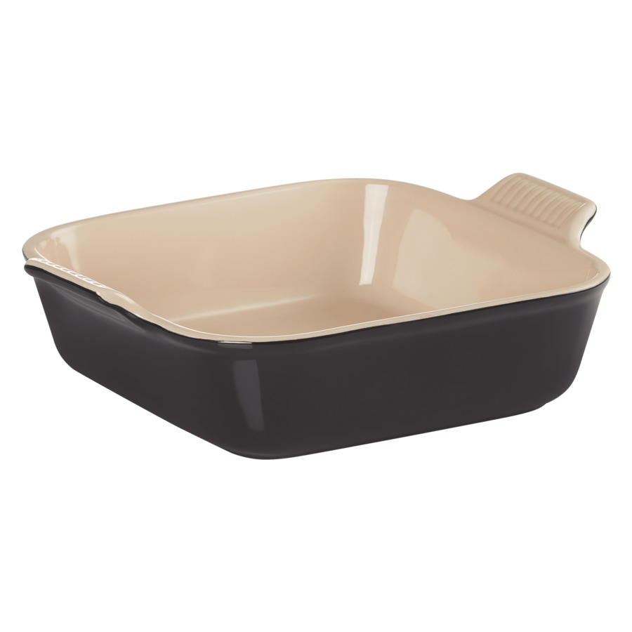 

Блюдо для запекания квадратное Le Creuset Stoneware Heritage 23 см, керамика, черный