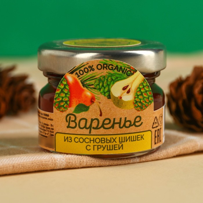 Варенье Доброе Здоровье из сосновых шишек с грушей 30 г