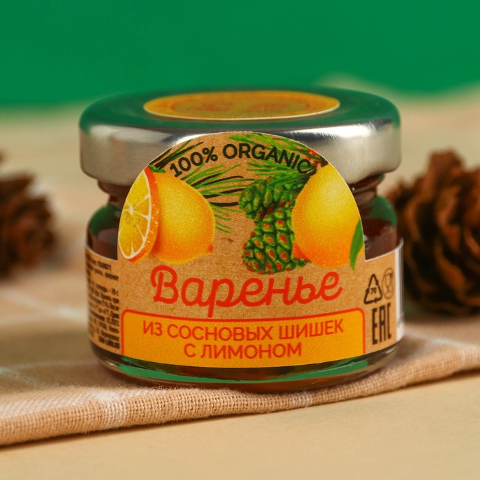 Варенье Доброе Здоровье из сосновых шишек с лимоном 30 г