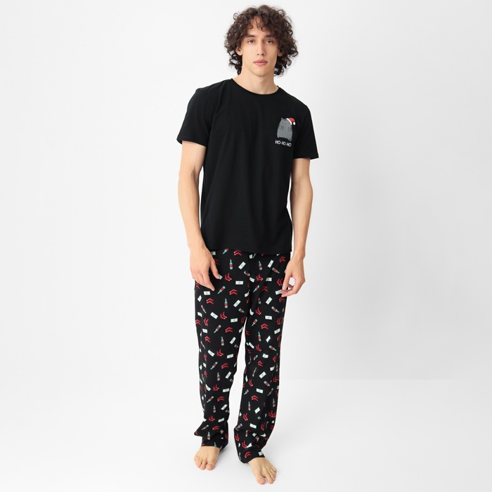 

Комплект домашний мужской KAFTAN 10480218 черный 50 RU, 10480218