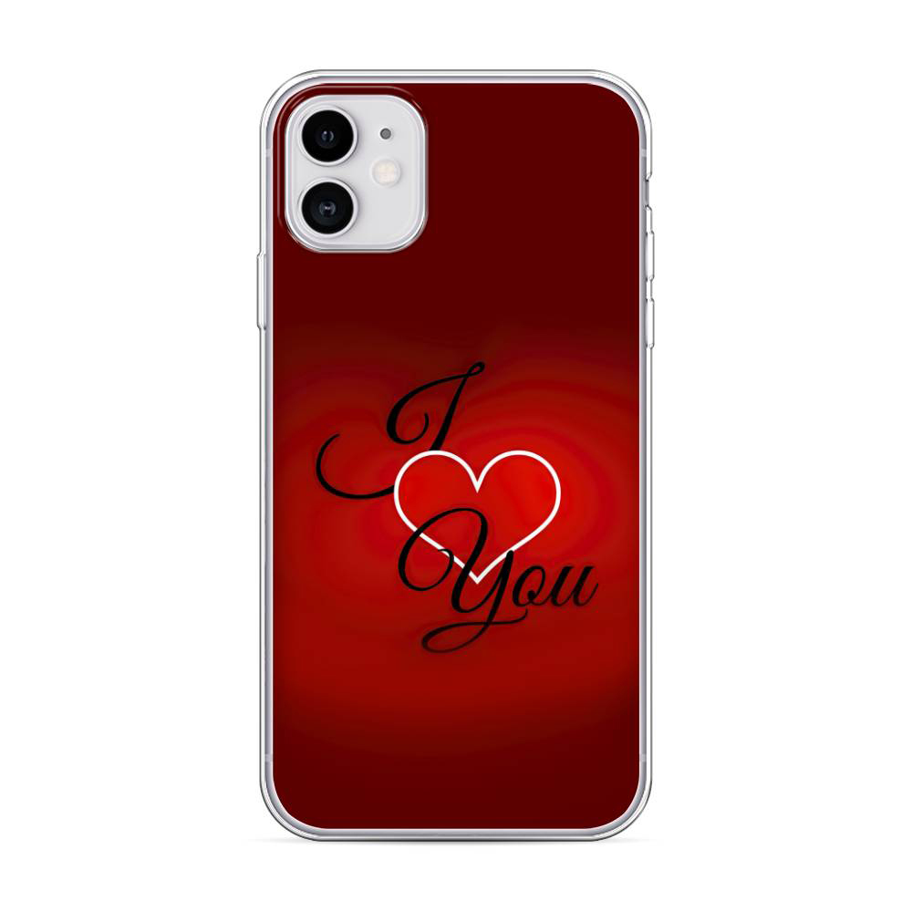 фото Чехол awog для apple iphone 11 "i love you 3"