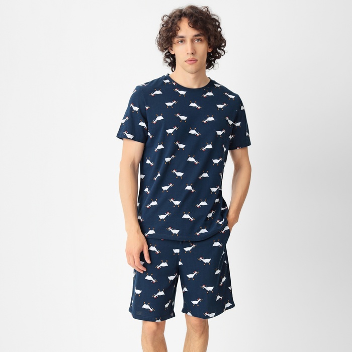 Пижама мужская KAFTAN 10480242 синяя 52 RU