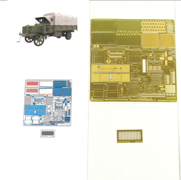 фото Md 035309 фототравление на модель standart b liberty от icm микродизайн