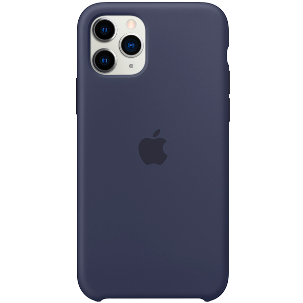 

Силиконовый чехол на iPhone 11 - Темно синий