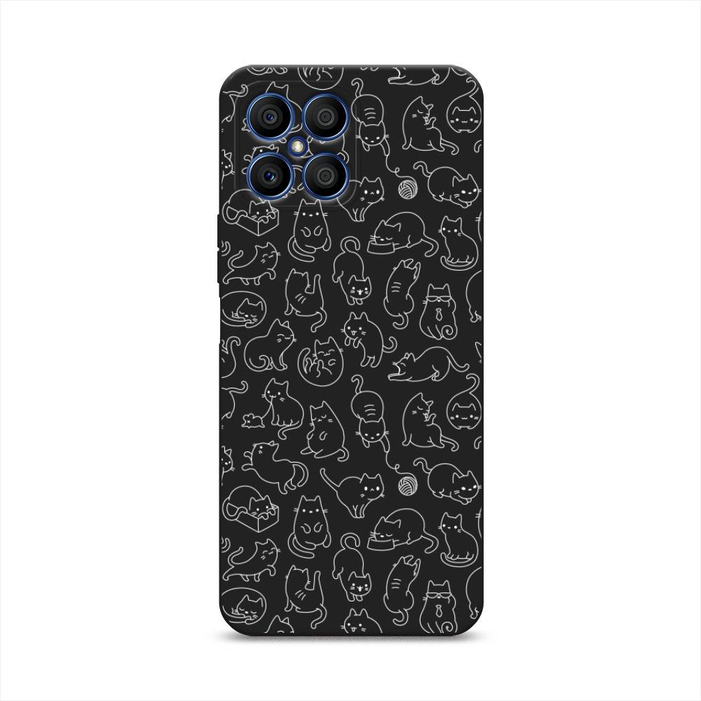 

Чехол Awog на Honor X8 "Шкодливые котики", Прозрачный;бежевый, 6107652-1