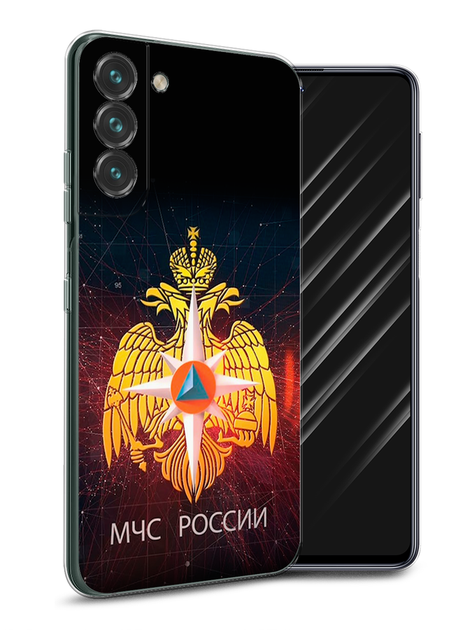 

Чехол Awog на Samsung Galaxy S22 / Самсунг S22 "МЧС России", Черный;желтый;красный, 2103850-5