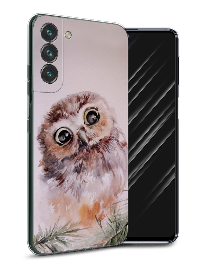 

Чехол Awog на Samsung Galaxy S22 / Самсунг S22 "Сова на розовом", Розовый;коричневый, 2103850-1