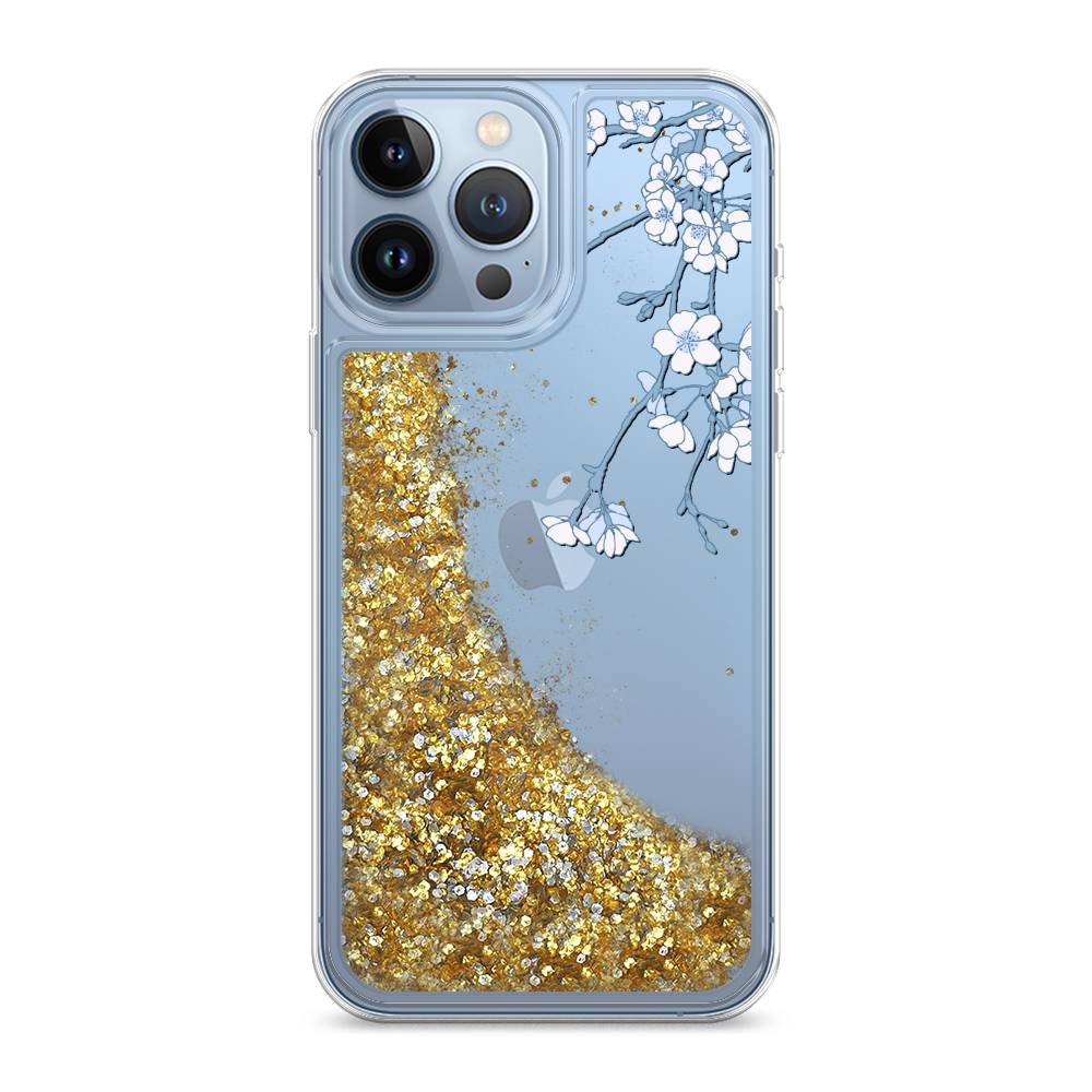 

Жидкий чехол с блестками "Цветочная фантазия 3" на Apple iPhone 13 Pro Max, 14490-1