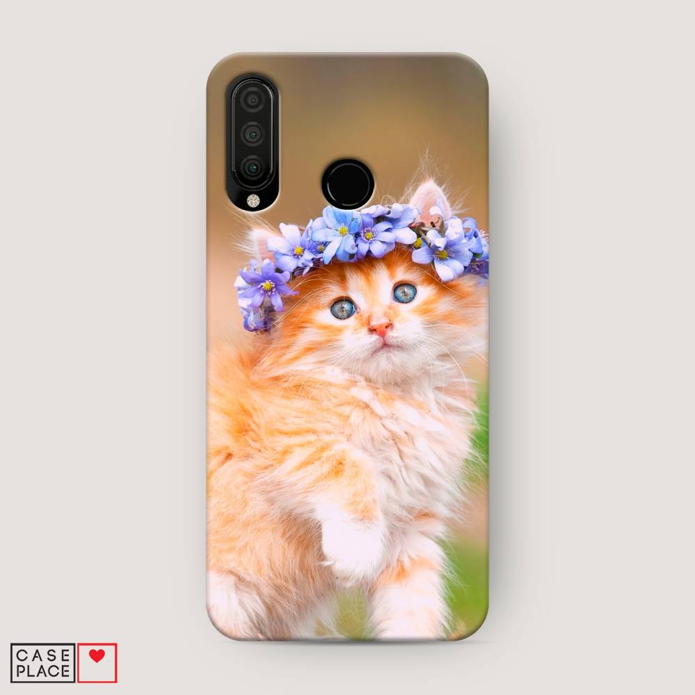 

Чехол Awog "Рыжий кот в венке" для Honor 20 Lite 2020