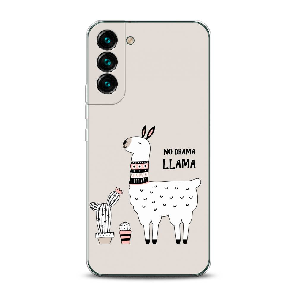 

Чехол Awog на Samsung Galaxy S22 / Самсунг S22 "No drama LLama", Бежевый;серый;белый, 2103850-2