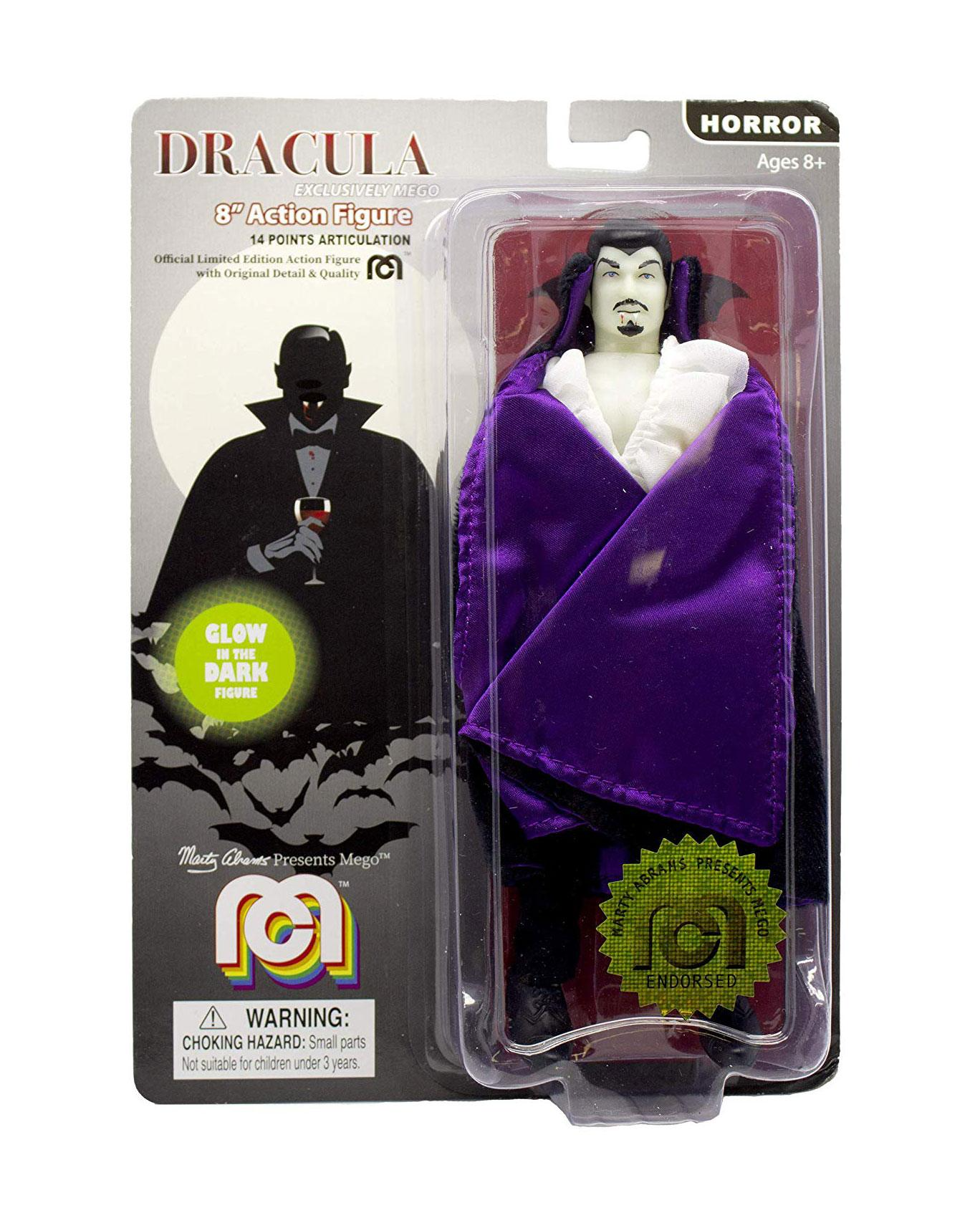 Фигурка Mego Horror Dracula Action Figure 20 cm MG51171 фигурка mego the plague of the zombies zombie action figure 20 см mg23233