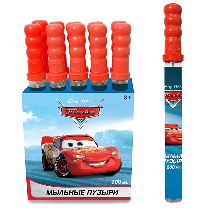 

Мыльные пузыри 1toy Тачки 200 мл
