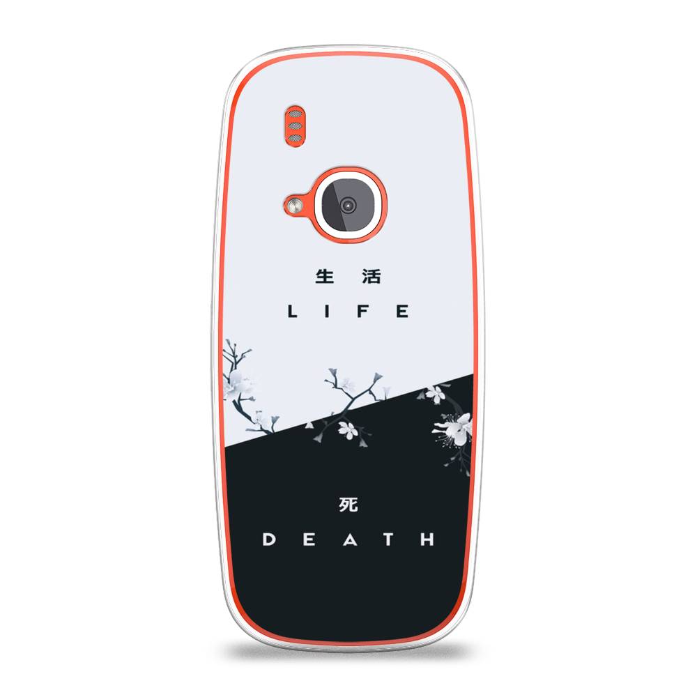 

Чехол Awog на Nokia 3310 (2017) / Нокиа 3310 (2017) "Life and death", Черный;серый, 120550-7