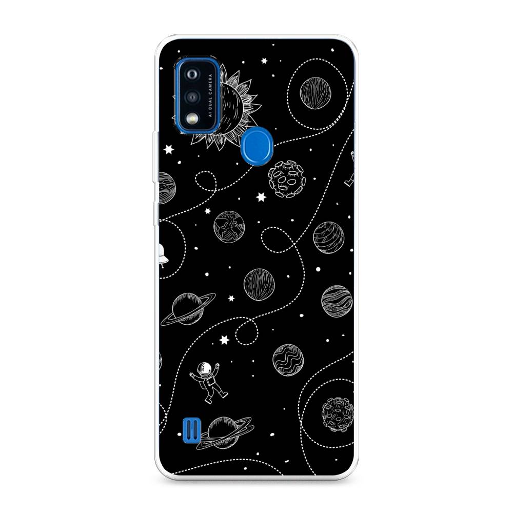 

Чехол Awog на ZTE Blade A51 / ЗТЕ Блэйд A51 "В невесомости", Разноцветный, 134550-4