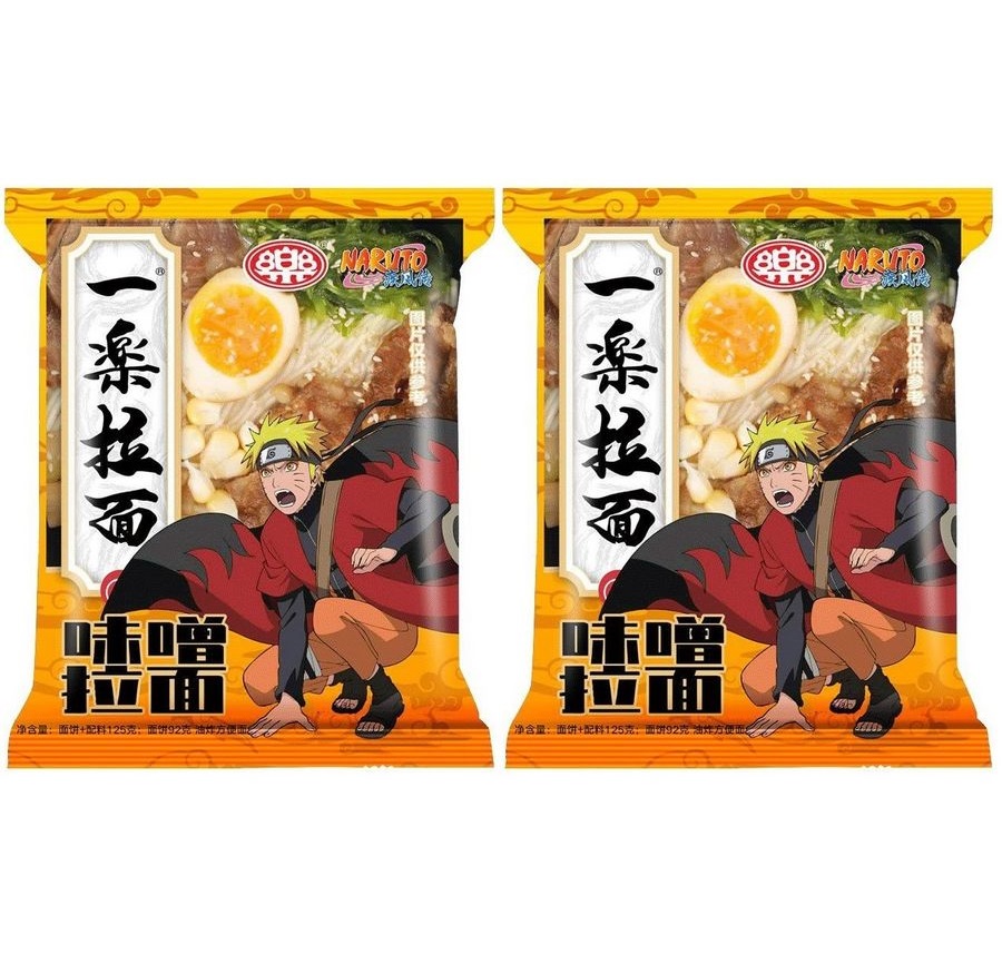 

Лапша быстрого приготовления Naruto со вкусом мисо, 100 г х 2 шт, Naruto Тонк