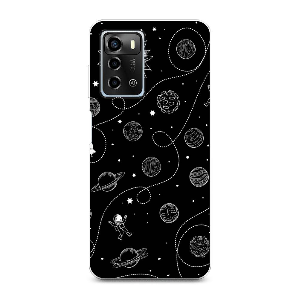 

Чехол Awog на ZTE Blade A72 / ЗТЕ Блэйд A72 "В невесомости", 135450-4