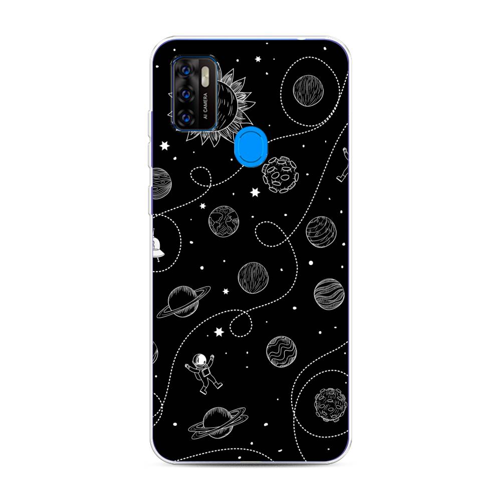 

Чехол Awog на ZTE Blade A7s 2020 / ЗТЕ Блэйд A7s 2020 "В невесомости", Разноцветный, 133950-4