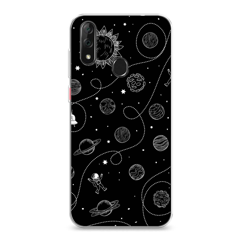 

Чехол Awog на ZTE Blade V10 / ЗТЕ Блэйд V10 "В невесомости", Разноцветный, 132750-4