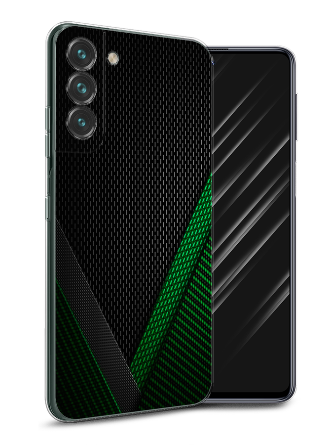 

Чехол Awog на Samsung Galaxy S22 / Самсунг S22 "Зеленый карбон", Черный;зеленый, 2103850-3